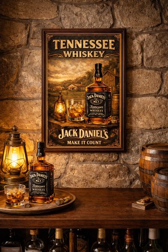 Jack daniels man - a4, bar