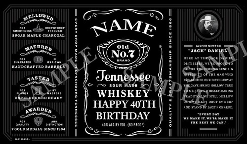 Personalised jack daniels - personalised,