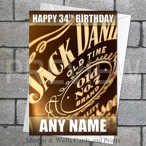Jack daniels birthday card - jack,