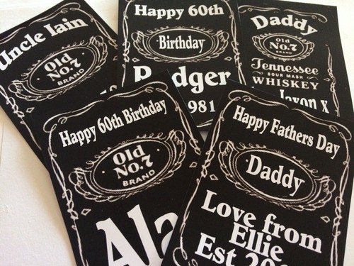 Personalised bottle label - personalised,