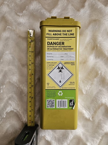 Daniels sharps bin unused - bin, uk