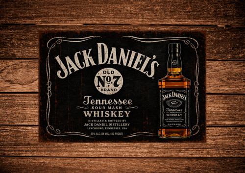 Jack daniels whisky metal - whisky,,