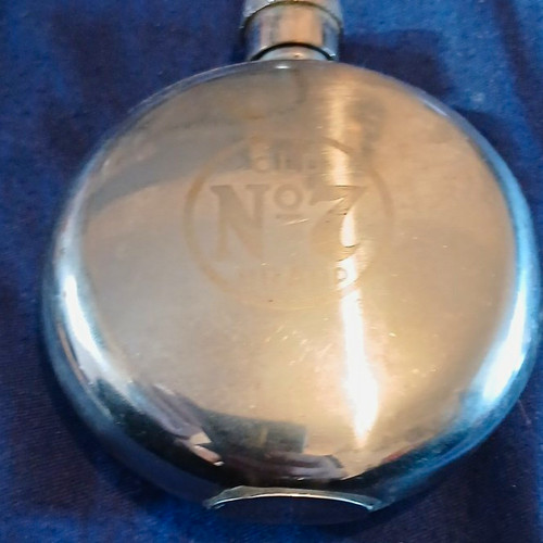 Stainless steel 3oz round hip - stainless,