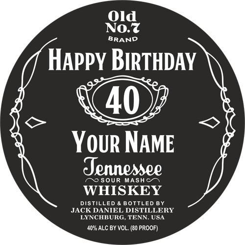 Jack daniels personalised - daniels,